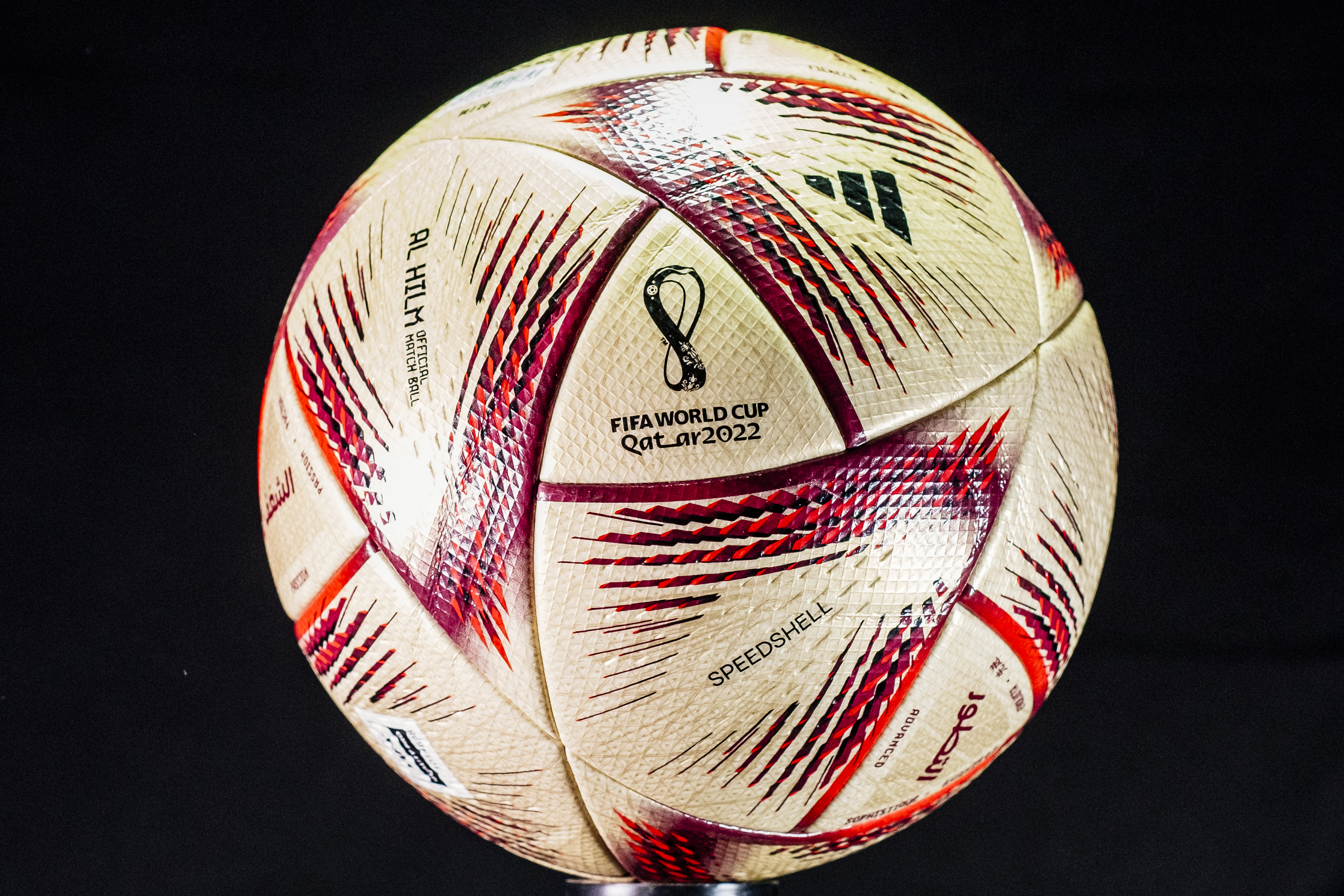 Current condition of the match ball, alternate view